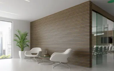 revestimiento de pared PVC con imitación madera