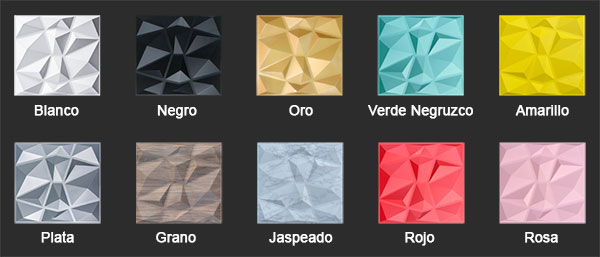 Colores de Productos 3DWP