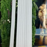 Listones de PVC Mix Blanco Madera