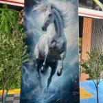 Placa decorativa Caballo