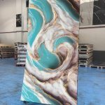 Placa decorativa Turquesa