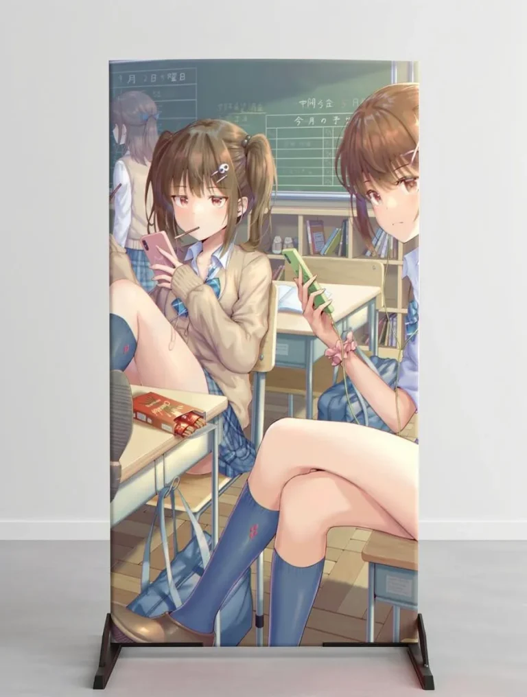 Placa decorativa personalizada de anime clase