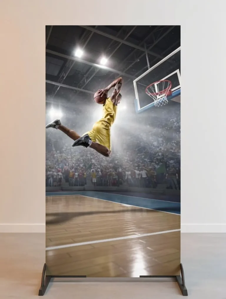 Placa decorativa personalizada de baloncesto