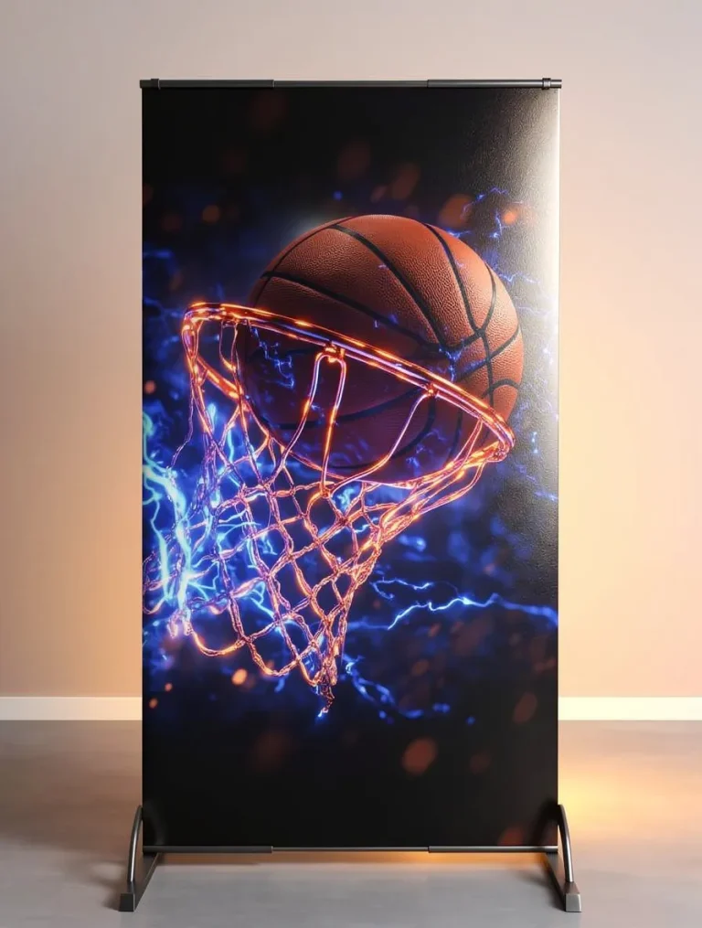 Placa decorativa personalizada de canasta