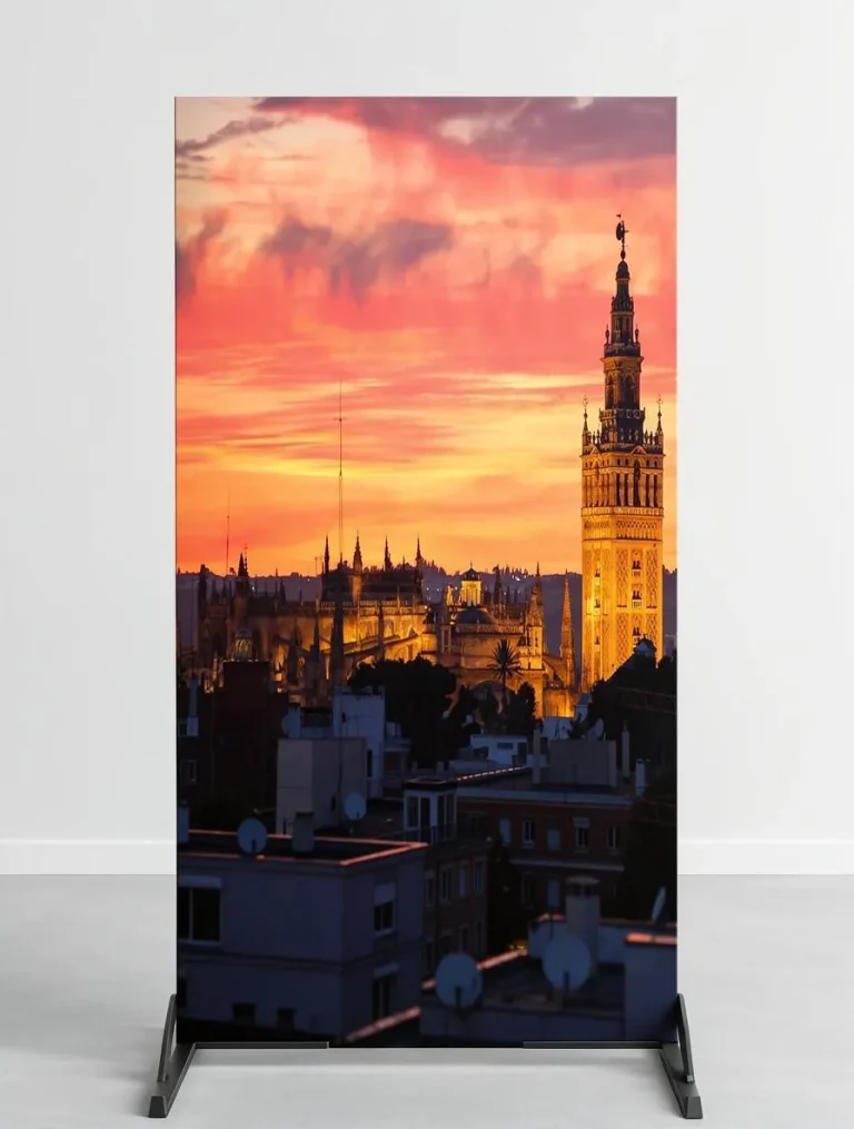 Placa decorativa personalizada de torre