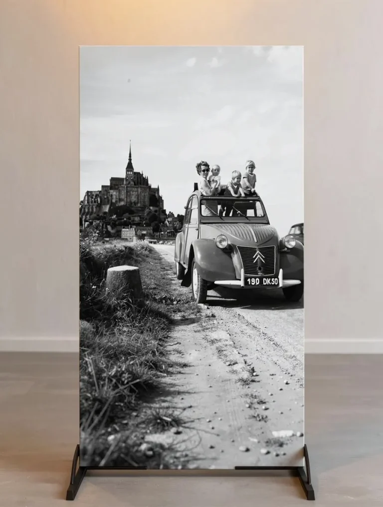 Placa decorativa personalizada de coche gris