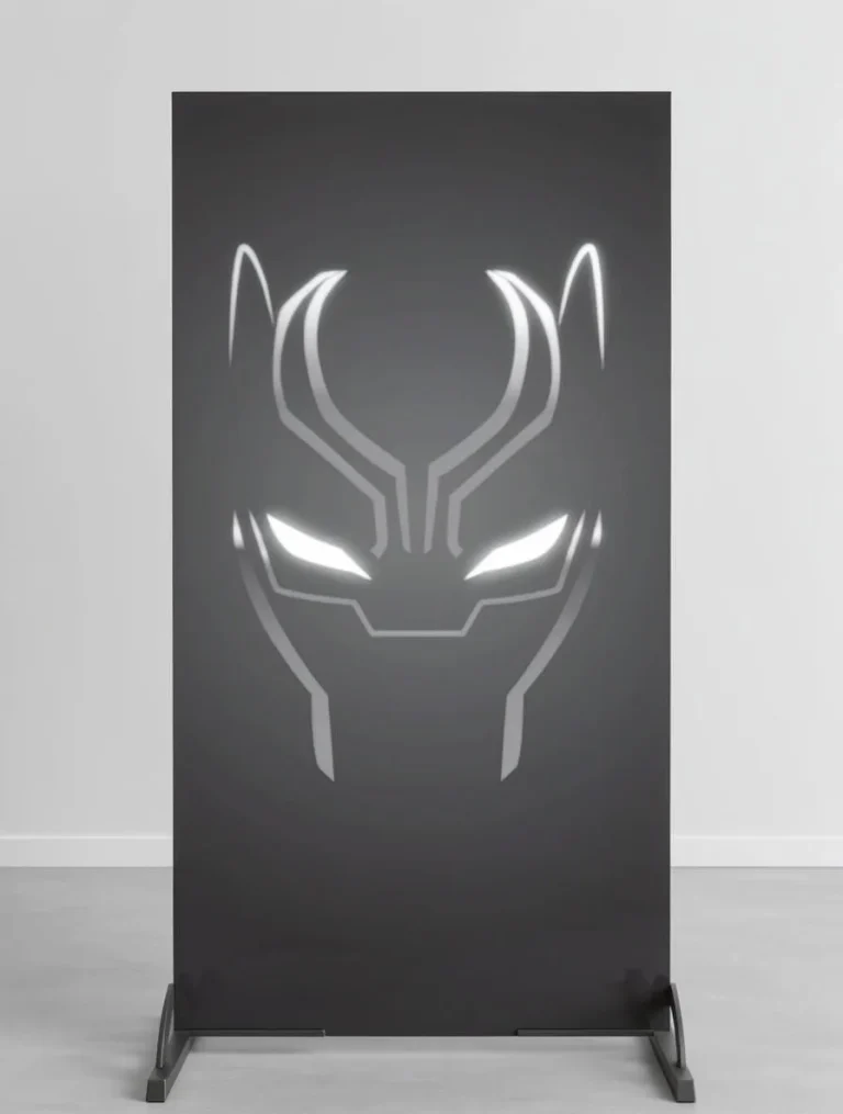 Placa decorativa personalizada de mascara