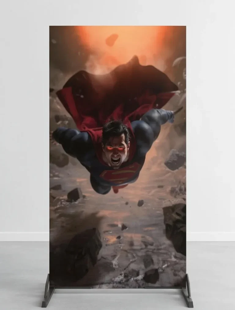 Placa decorativa personalizada de superman