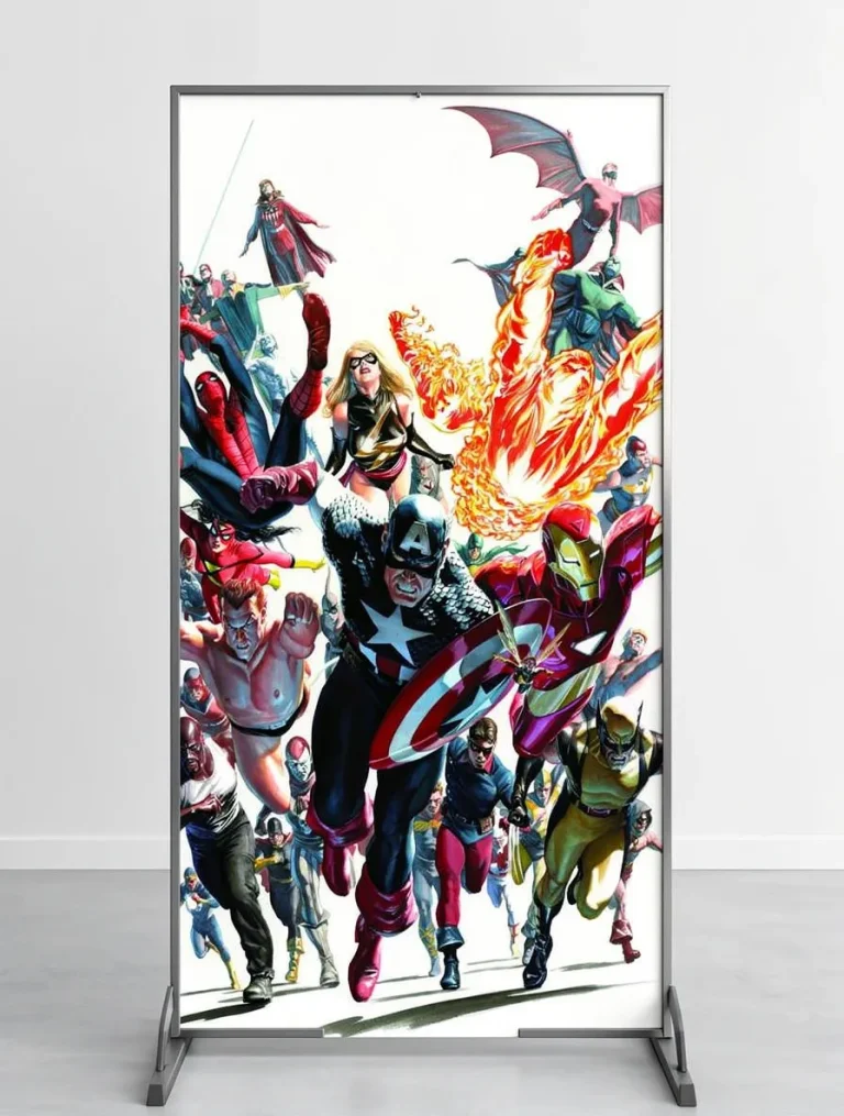 Placa decorativa personalizada de superheroes