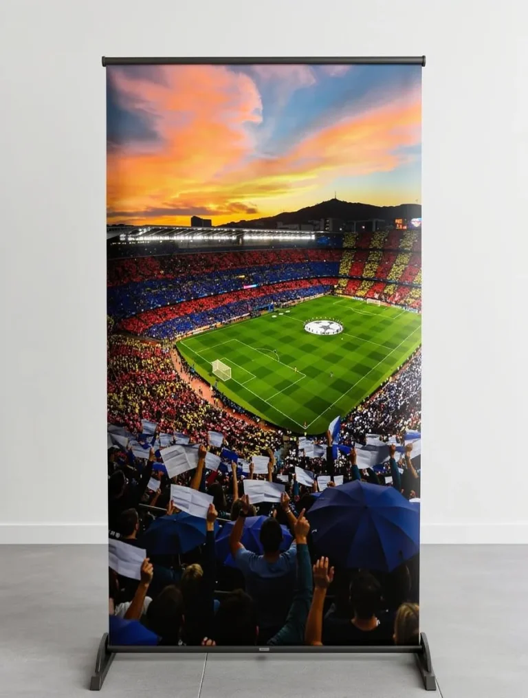 Placa decorativa personalizada de estadio futbol