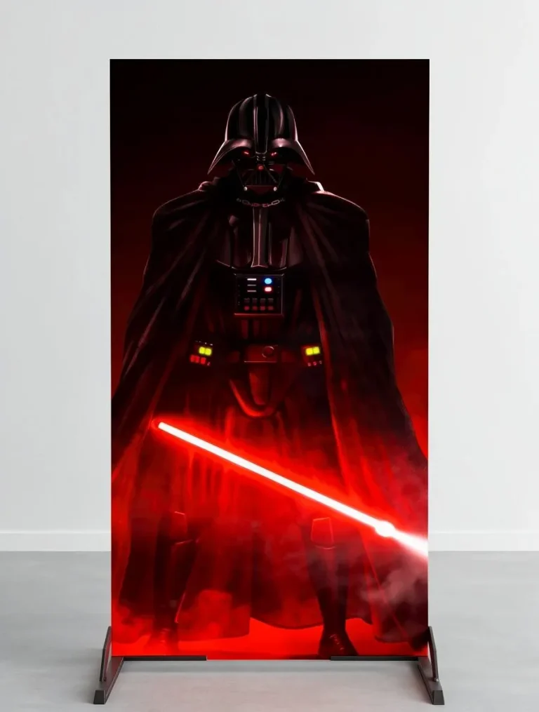 Placa decorativa personalizada de star wars