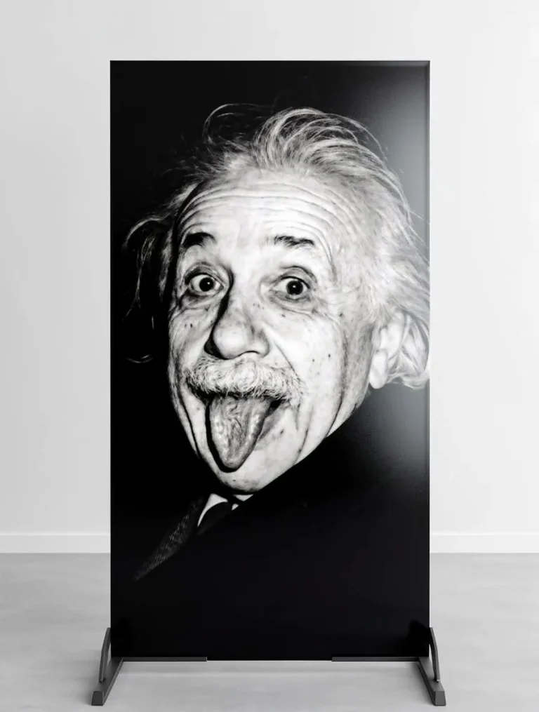 Placa decorativa personalizada de einstein