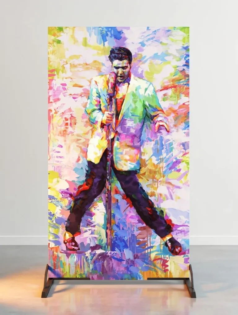 Placa decorativa personalizada de elvis