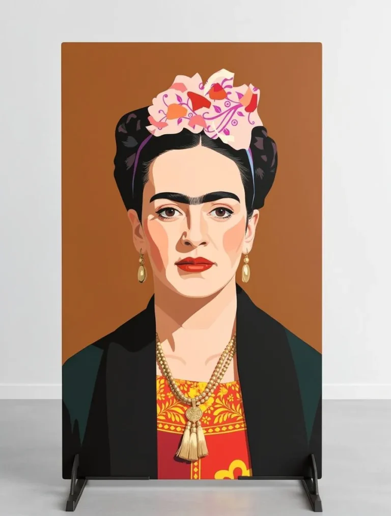 Placa decorativa personalizada de frida