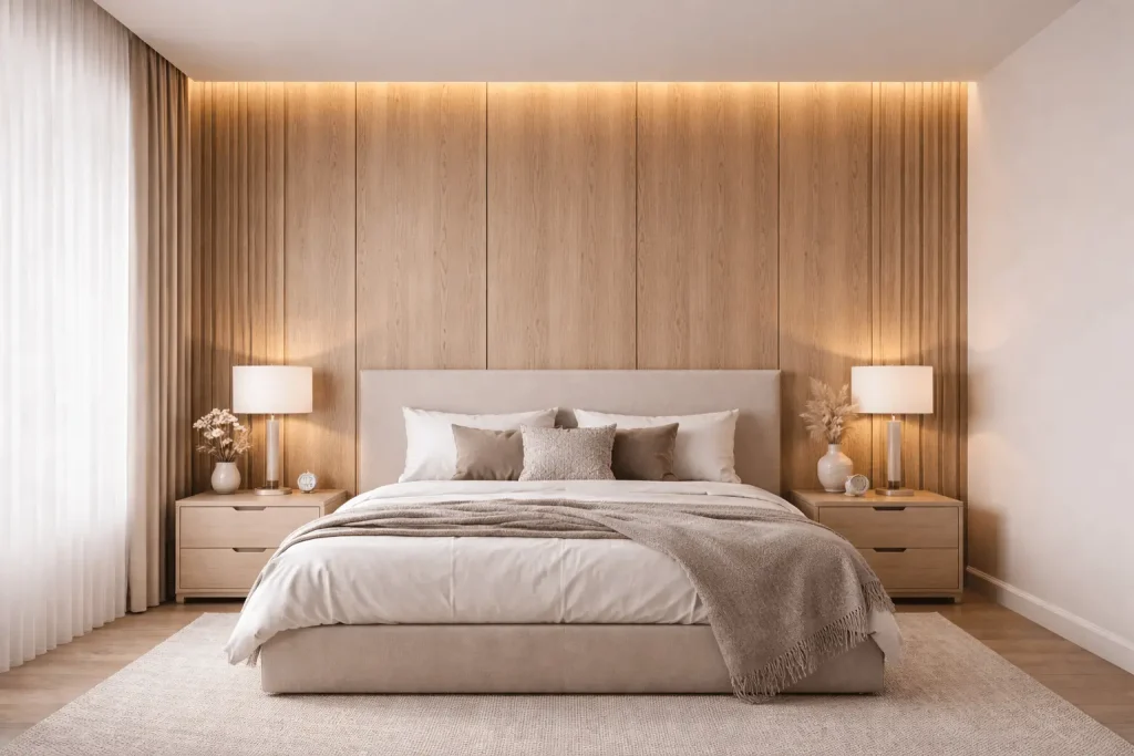 Cabecero a pared completa