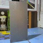 Placa decorativa Oleo Acero