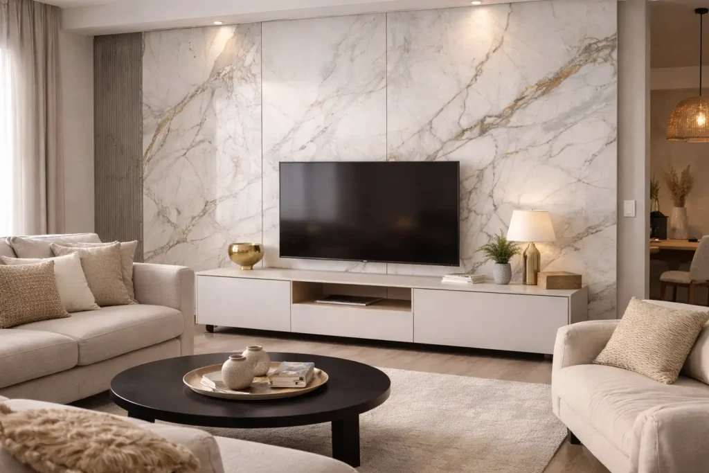 Placas efecto mármol para pared, sí, pero con una composición realista