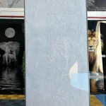 Placa decorativa Piedra Gris Rayada Brillo