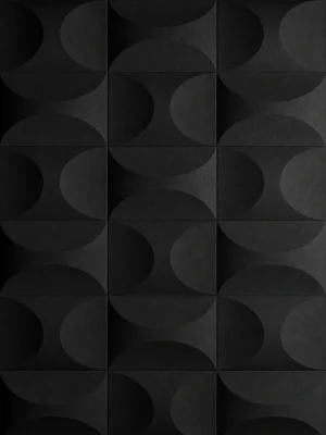 Paneles de piedra PU Bauhaus Negro