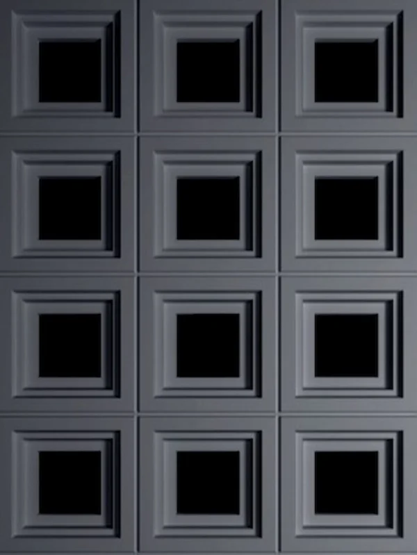 Piedra PU Casetón Negro - Newdecoracion