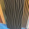 Piedra PU Ola Negro - NEWDECORACION