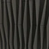 New decoración - Piedra PU Origami Negro 2