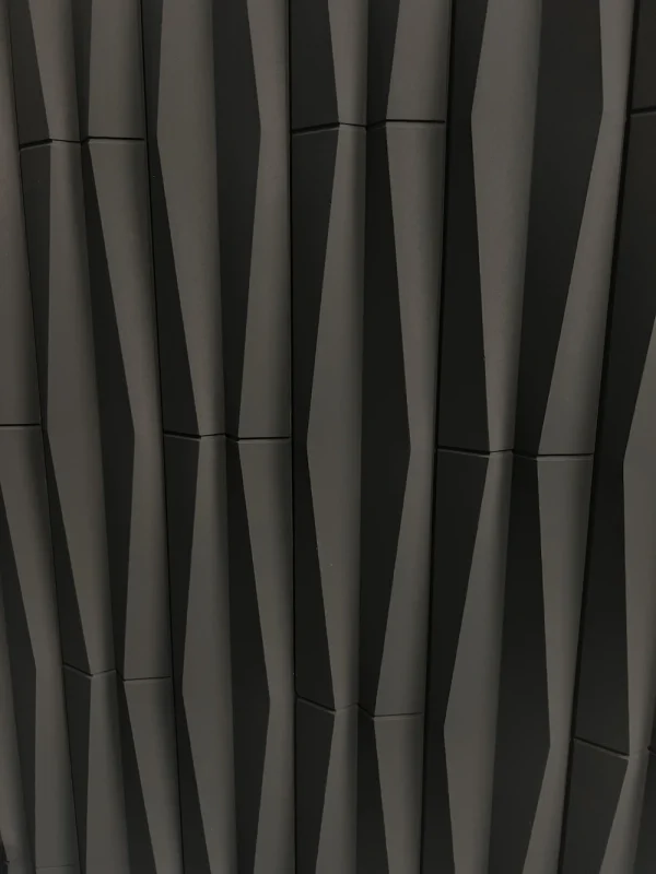 New decoración - Piedra PU Origami Negro 2
