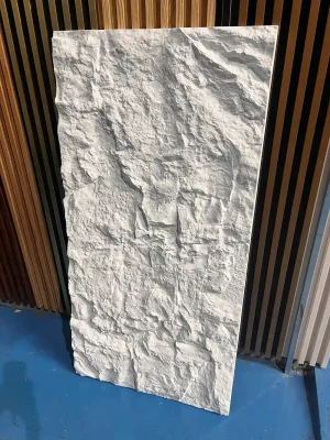 Newdecoración: Piedra PU Roca Blanco